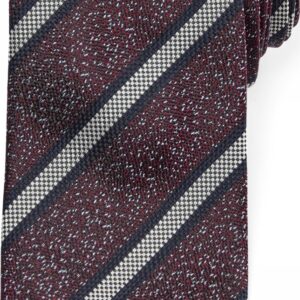 JBS Silke slips/bomuld 180 cm stribet bordeaux, sort, guld