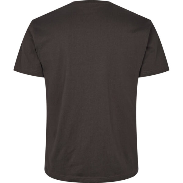 North 56°4 sustainable printet t-shirt Sort Oliven – Bild 3