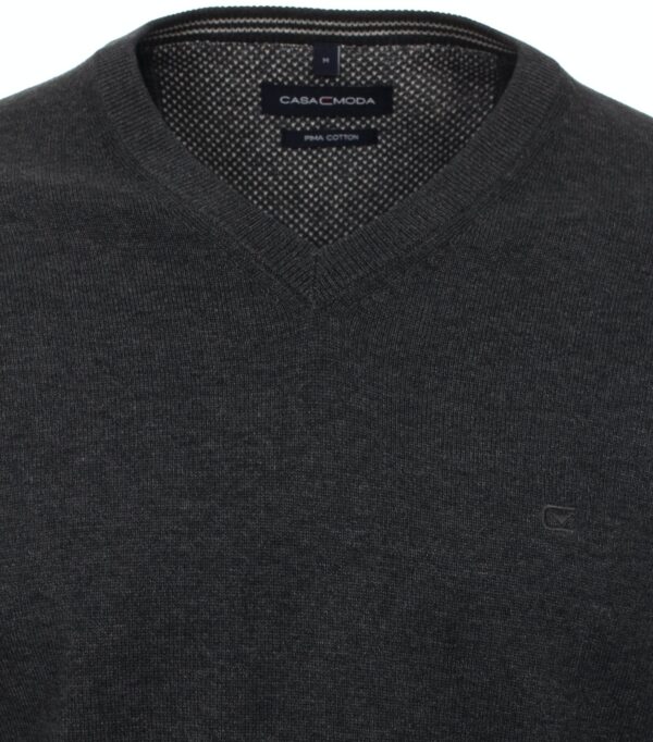 Casa Moda pullover v-hals Koks - Billede 4