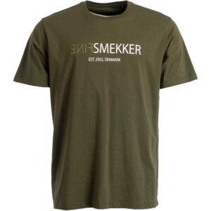Roberto Jeans t-shirt med print mørk oliven