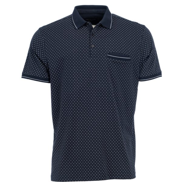 Roberto Jeans polo med lomme marine blå