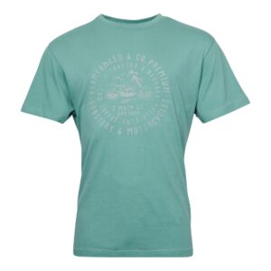 Replika JEANS t-shirt med print Grøn