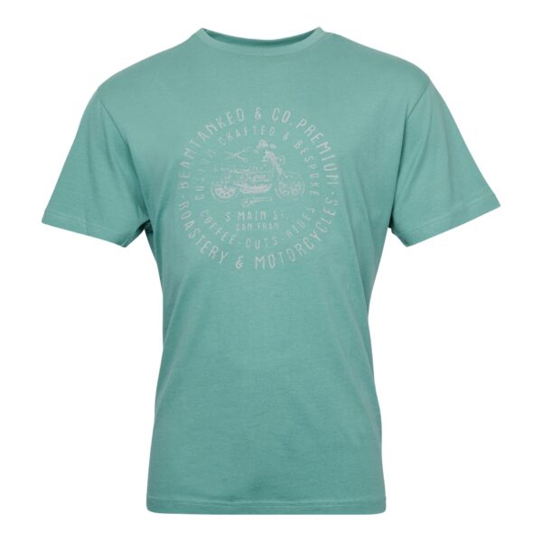 Replika JEANS t-shirt med print Grøn