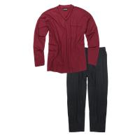 Adamos pyjamas rød/sort