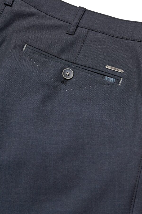 Sunwill Extreme Flexbility Chinos modern fit blå - Billede 5