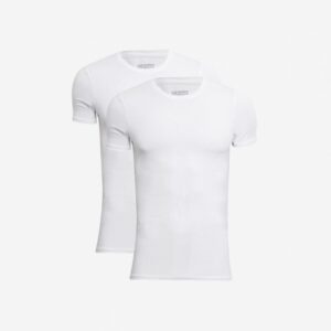 JBS bambus t-shirt hvid 2-pack rund hals