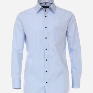 casa moda lang ærmet comfort fit lys blå