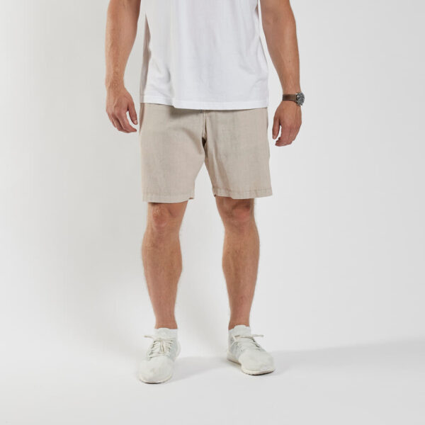 North 56°4 hør shorts med snøre marine blå - Billede 4