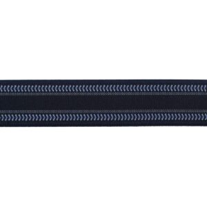 Bosswik sele stribet sort med tynde striber 140 cm