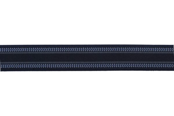 Bosswik sele stribet sort med tynde striber 140 cm