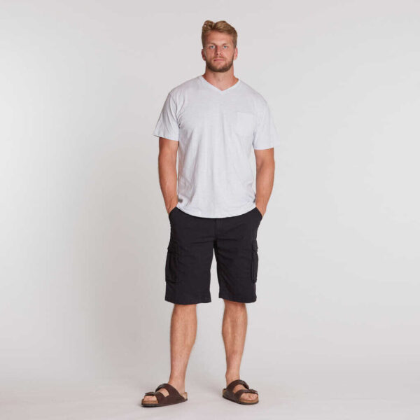 North 56°4 cargo shorts med lommer på siden sort – Bild 4