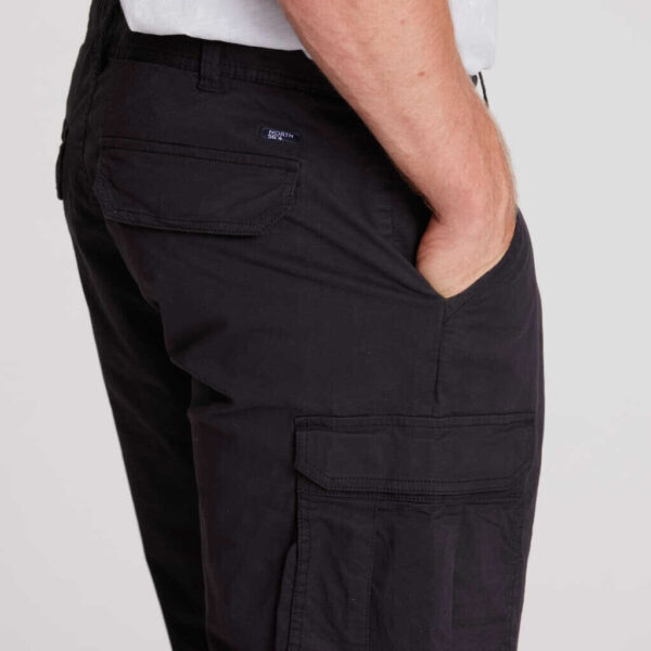 North 56°4 cargo shorts med lommer på siden sort – Bild 5