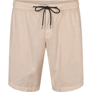 North 56°4 hør shorts med snør lys sand