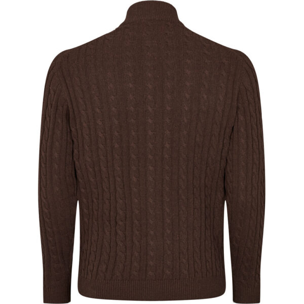 North 56°4 kable strik cardigan brun – Bild 3