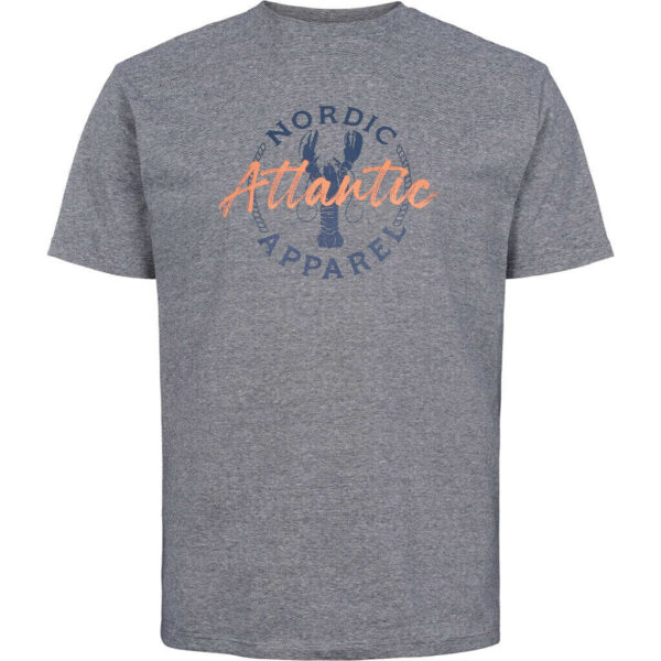 North 56°4 stribet t-shirt med print blå