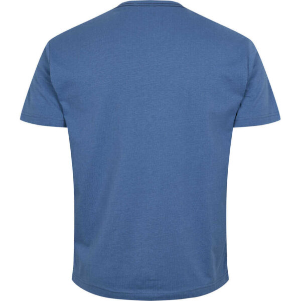 North 56°4 printet t-shirt støvet blå - Billede 3