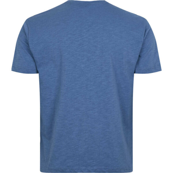 North 56°4 printed t-shirt dust blå – Bild 3