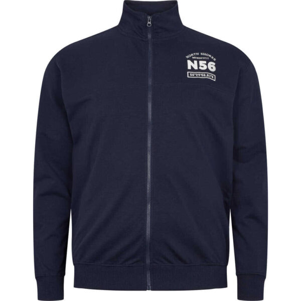 North 56°4 sweat cardigan Marine Blå