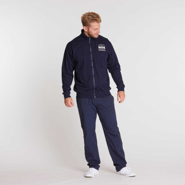North 56°4 sweat cardigan Marine Blå – Bild 4