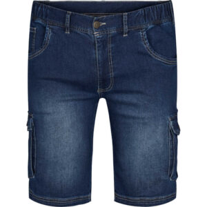North 56°4 cargo short med elastik talje slidt blå