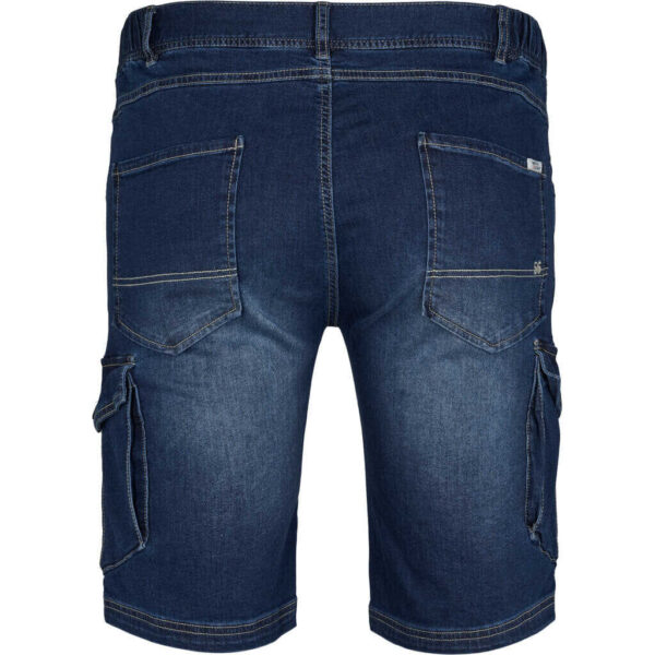 North 56°4 cargo short med elastik talje slidt blå – Bild 3