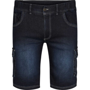North 56°4 cargo short med elastik talje blå steen vask