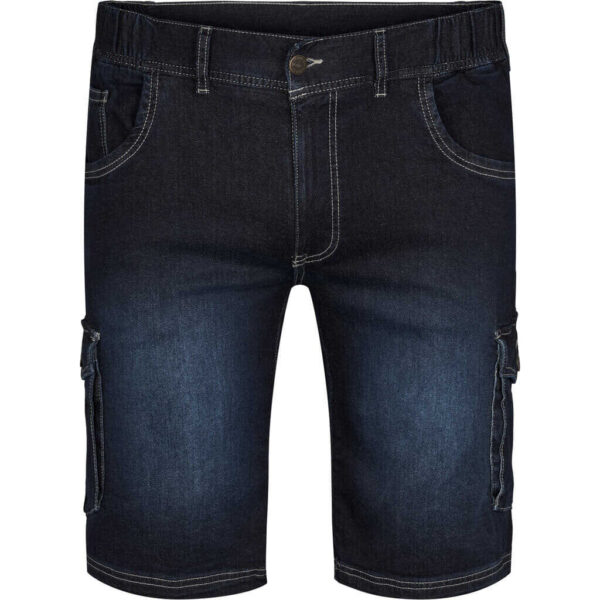 North 56°4 cargo short med elastik talje blå steen vask