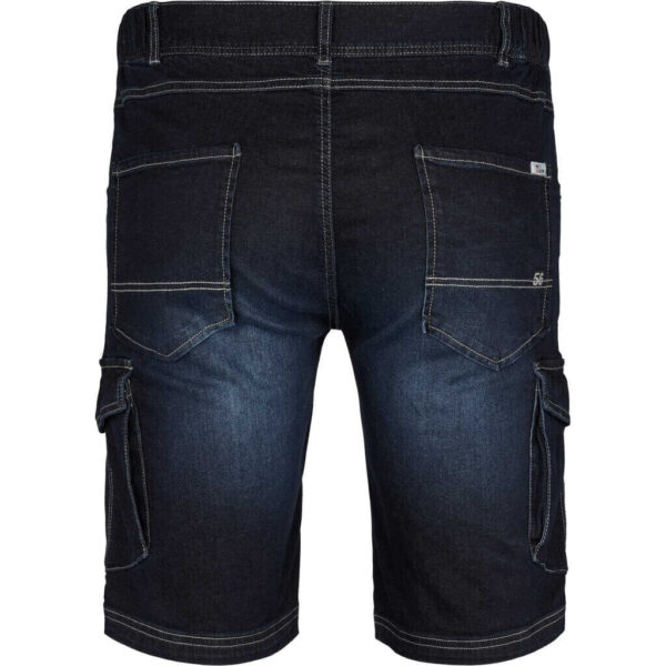 North 56°4 cargo short med elastik talje blå steen vask - Billede 3