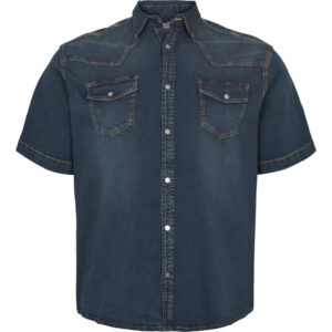 North 56denim / north 56°4 denim kort ærmet skjorte blå