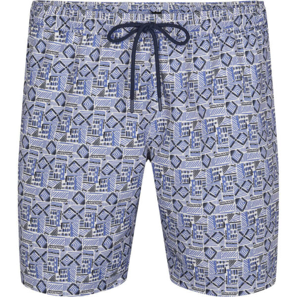 North 56°4 badeshorts printet stof blå