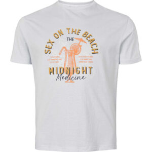 North 56denim sex on the beach cocktail printede t-shirt lys blå