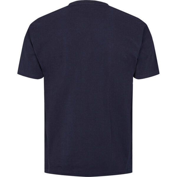 North 56°4 grand dad t-shirt med knapper blå – Bild 3