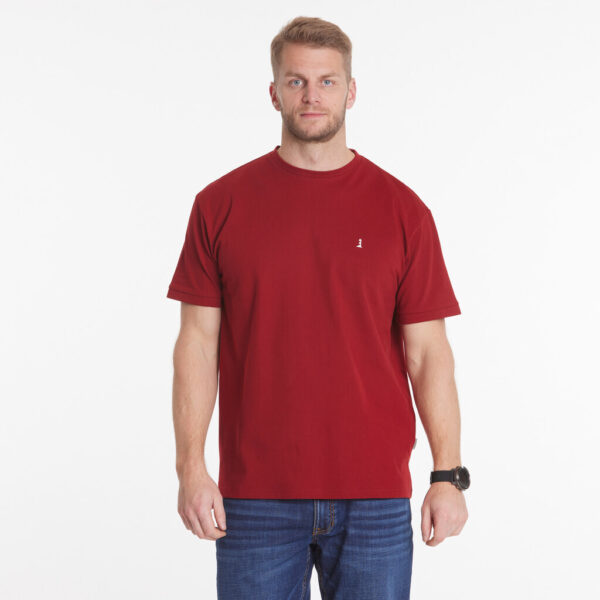 North 56°4 t-shirt super flex pique carmine rød – Bild 4