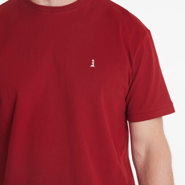 North 56°4 t-shirt super flex pique carmine rød – Bild 5