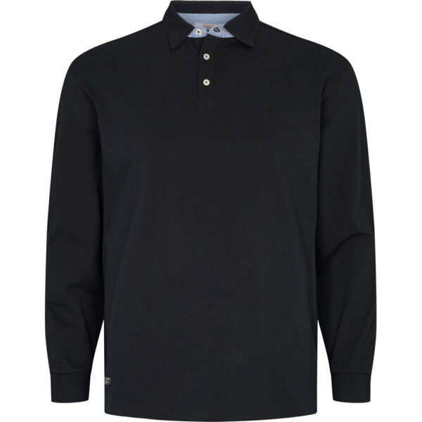 North 56°4 polo lange ærmer super flex pique marine blå TALL