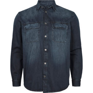 North 56°4 Denim Cowboyhemd an den richtigen Stellen tragen