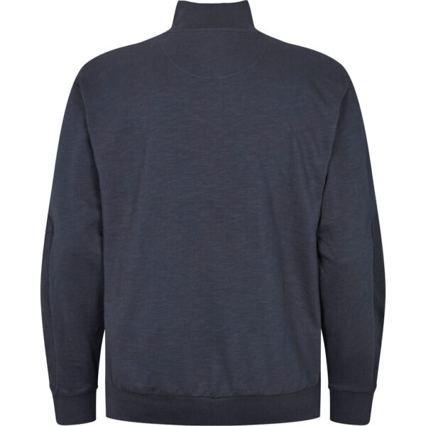 North 56°4 denim sweat shirt med kort lynlås lys sort – Bild 3