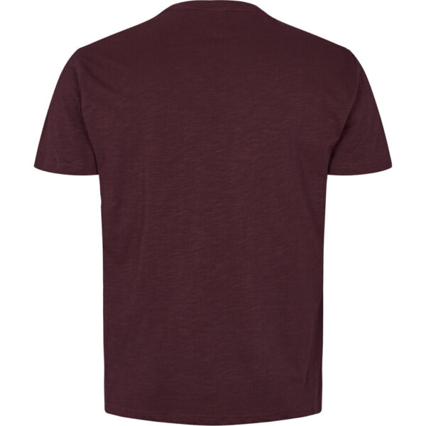 North 56°4 t-shirt med stort print på brystet barolo rød – Bild 3