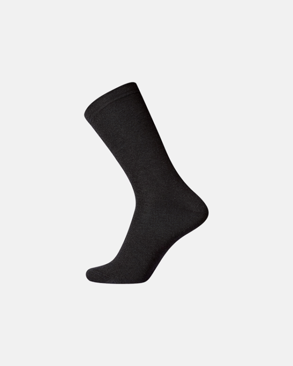 Egtved twin strømpe “no elastic” Sort