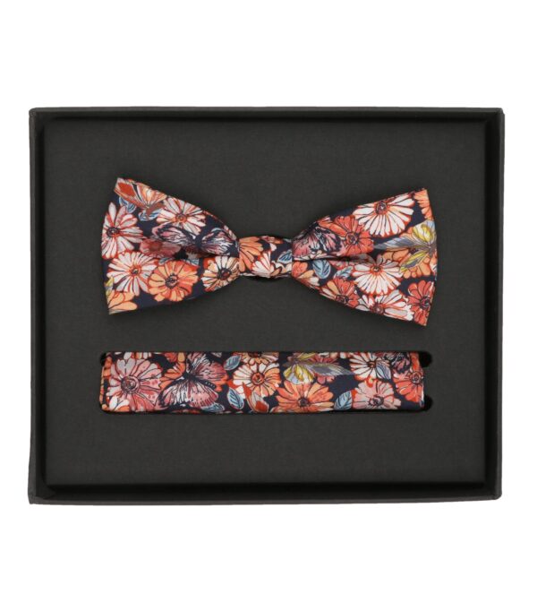 Casa Moda butterfly med pynte tørklæde Orange blomster