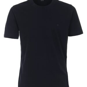 Casa Moda ensfarvet t-shirt marien blå