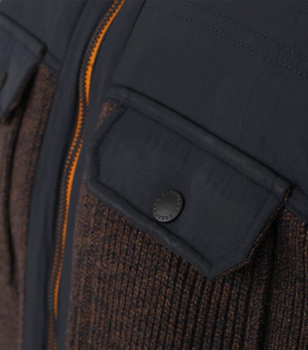 Casa Moda strik cardigan black kaffe - Billede 5