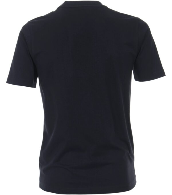 Casa Moda t-shirt med print og brodering i nat blå – Bild 3