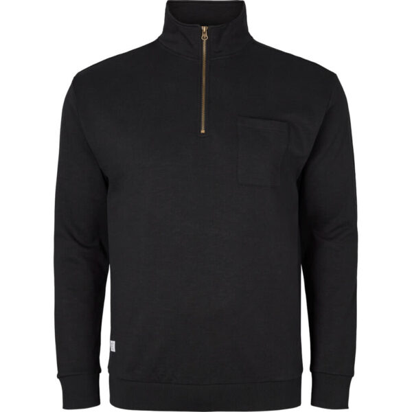 North 56°4 denim halv lynlås sweatshirts Sort