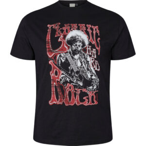 North 56°4 denim "Jimi Hendrix" t-shirt Schwarz