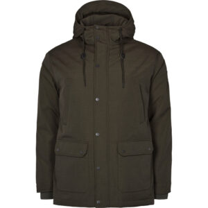 North 56denim parka med hætte Sort Oliven