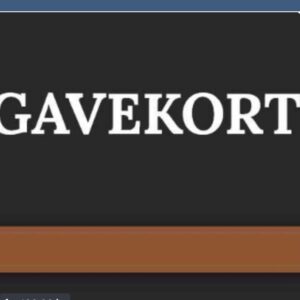 Gavekort