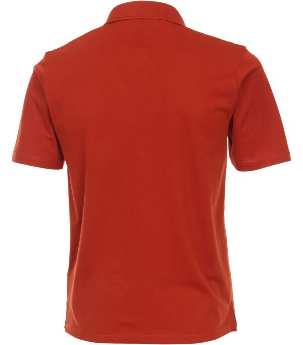 Casa Moda easy care polo med lomme og farve ketchup – Bild 3