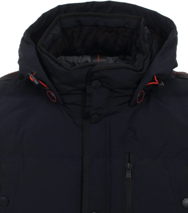 Casa Moda parka med aftagelig hætte marine blå - Billede 4