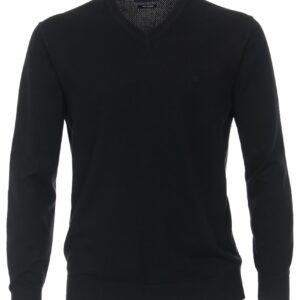 Casa moda v-hals pullover Sort